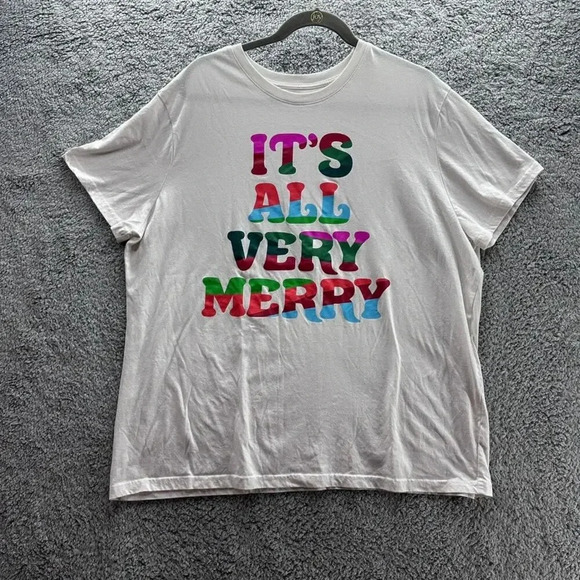 Wondershop‎ Target Men's XXL Christmas T-Shirt It's All Very Merry - Picture 1 of 6